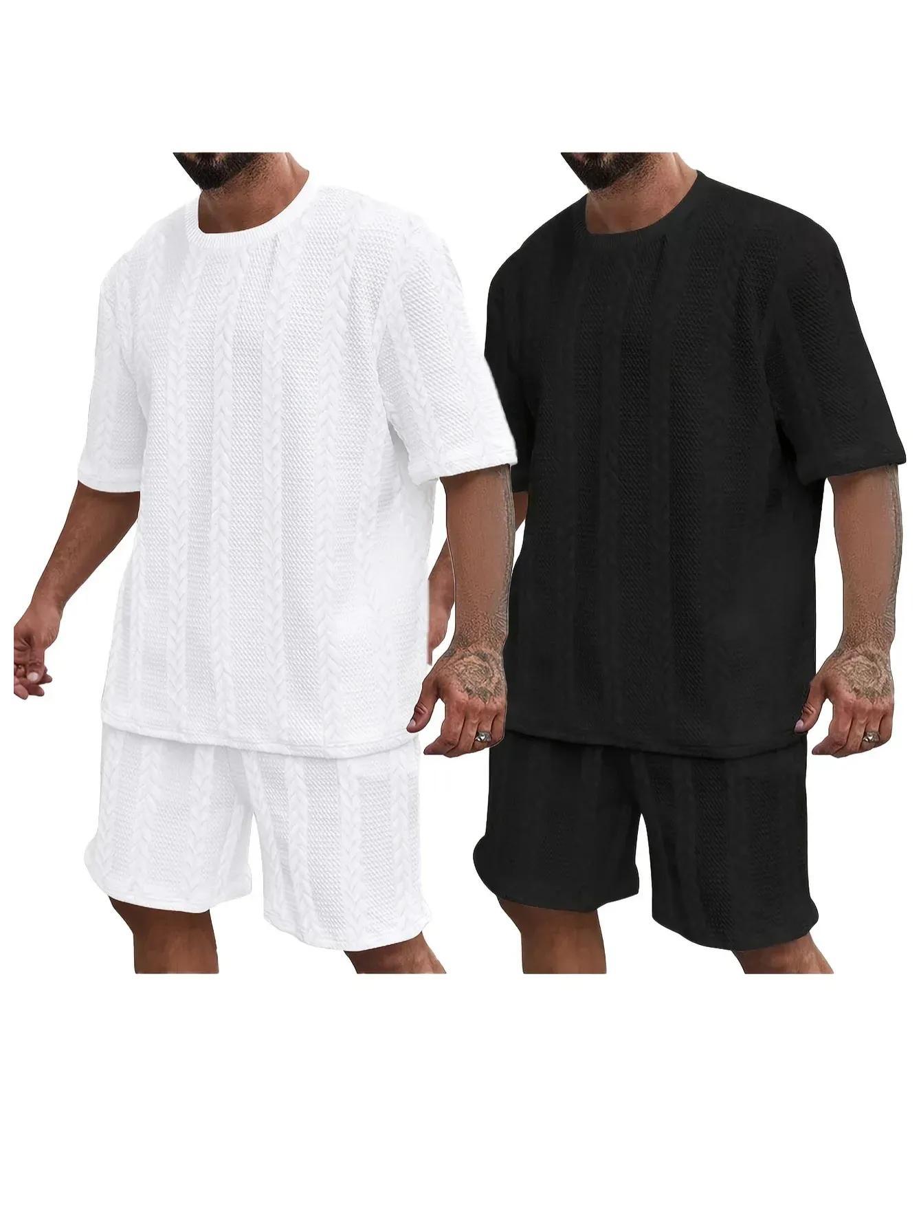 4pcs Set Of Men's Lightweight Summer Beachwear Ideal Resort Wear