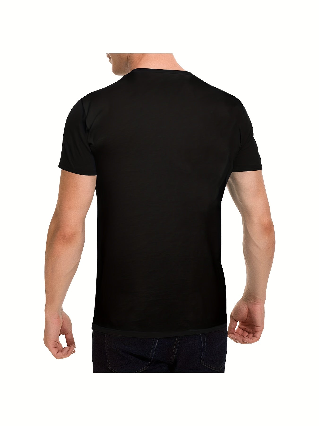 Summer Must Have American Letter Print Men's T-Shirt Top