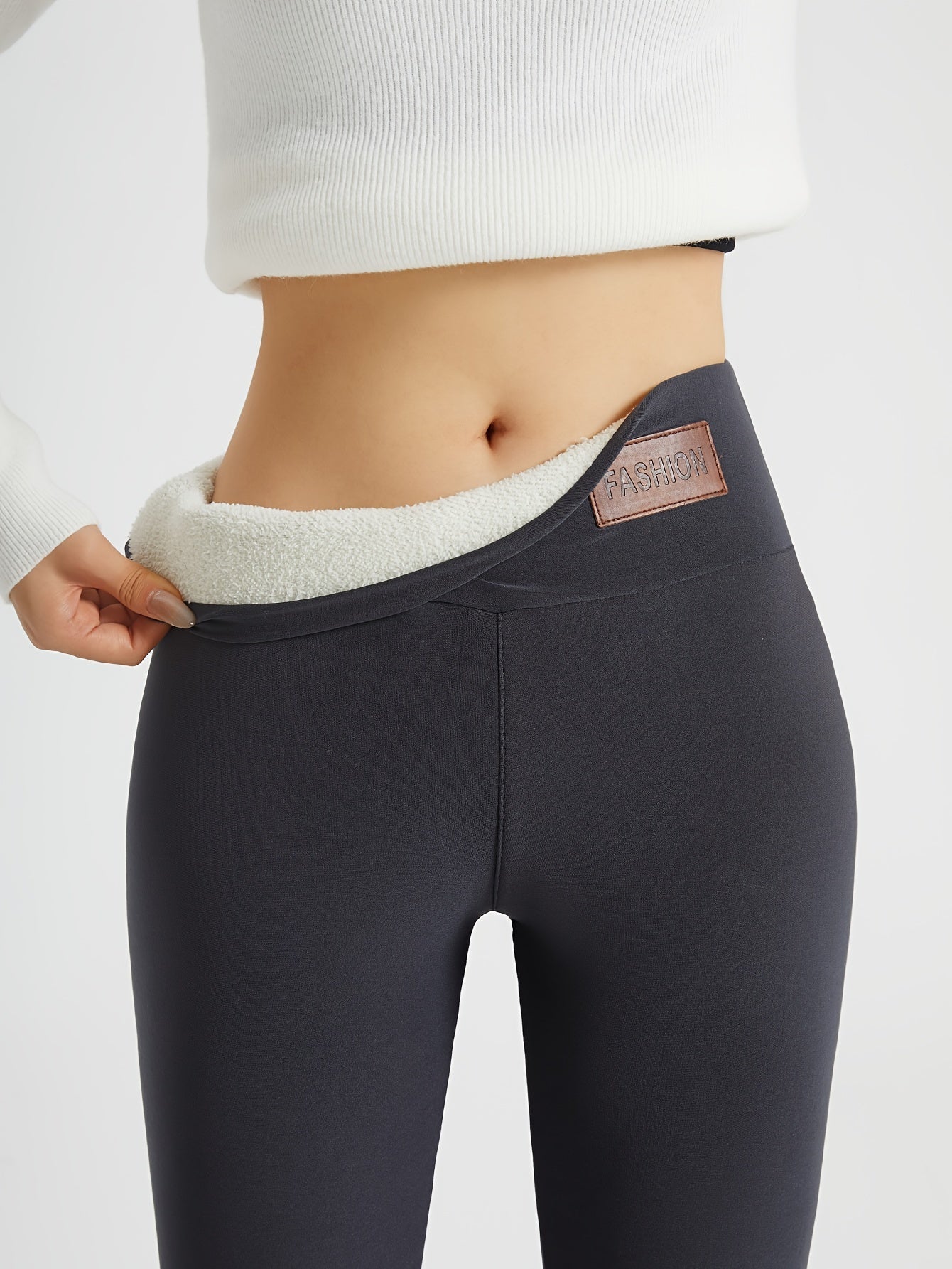 Ultra-Soft Plush-Lined High Waist Leggings