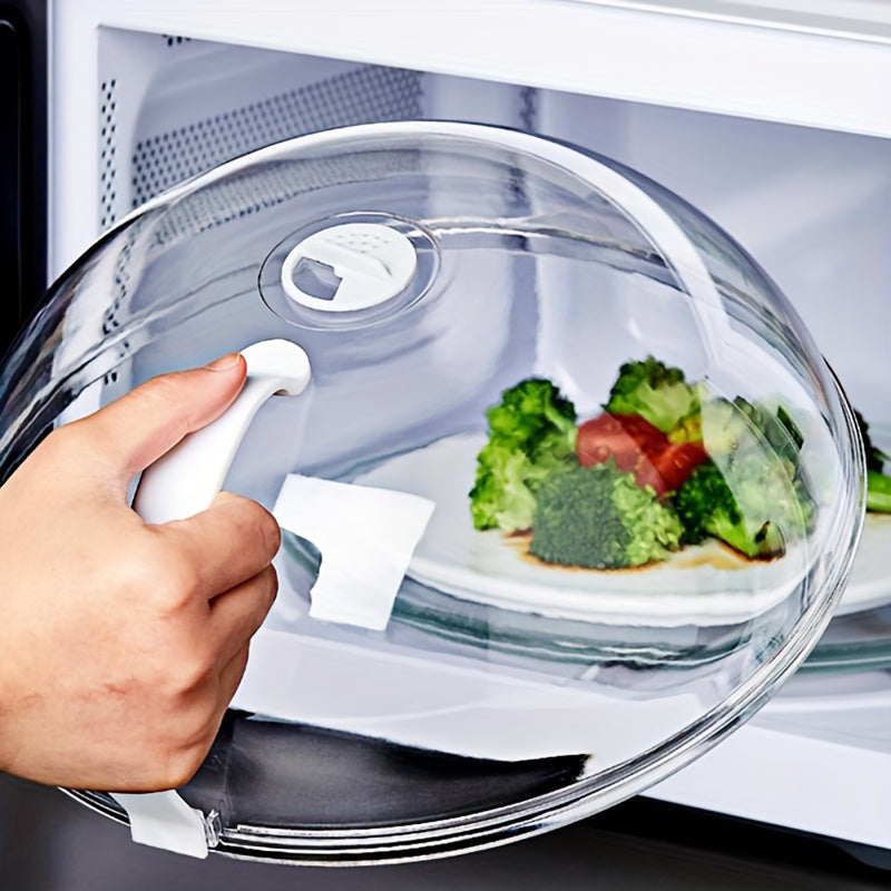 1pc Transparent Microwave Food Coverplash