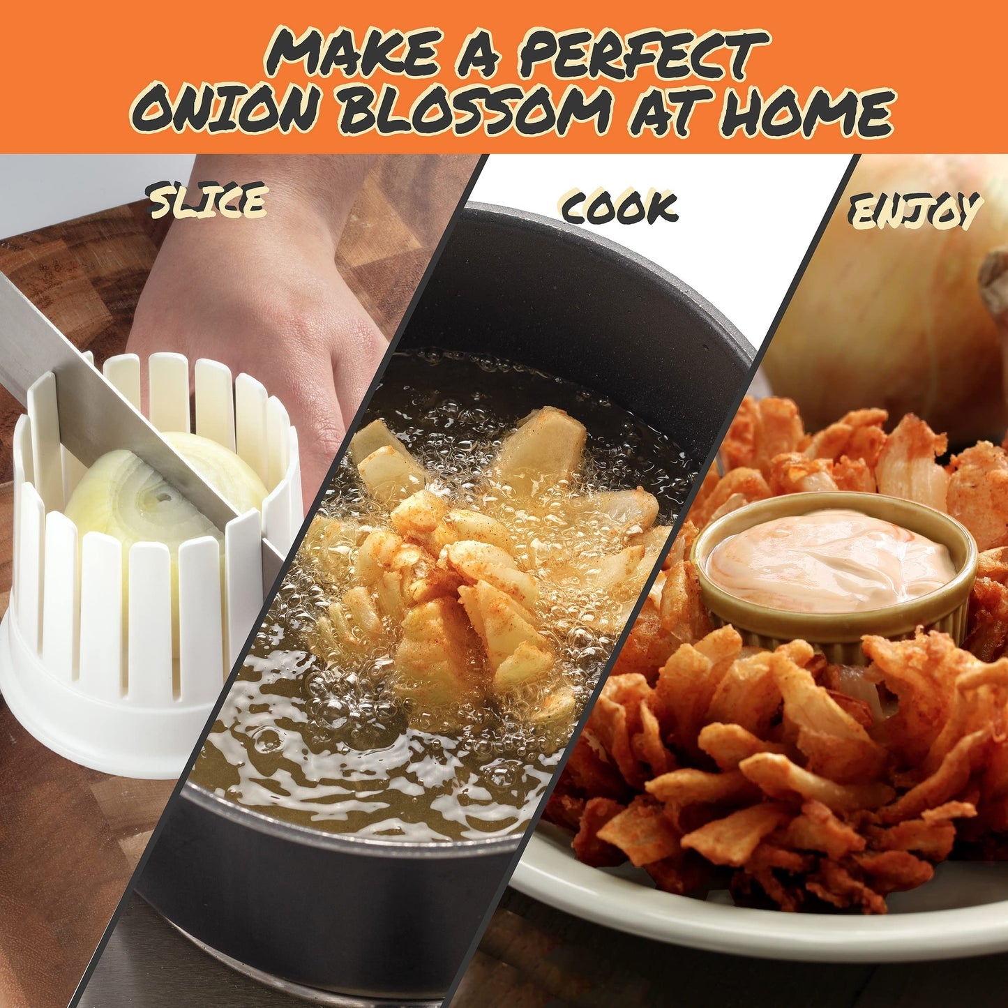 Onion Blossom Maker Durable Reusable Home Slicer Set