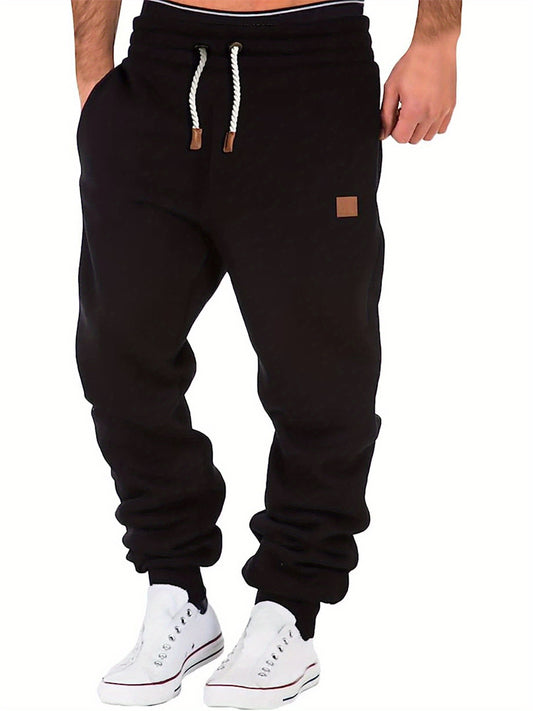 Elastic Waist Men Athletic Pants