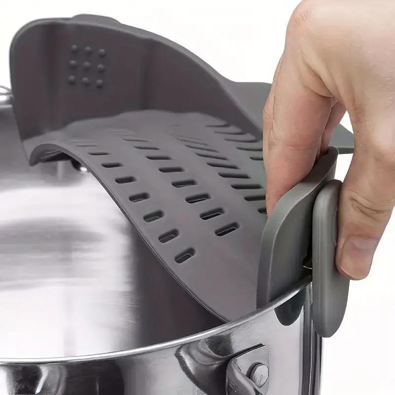 Silicone Clip-On Strainer Colander