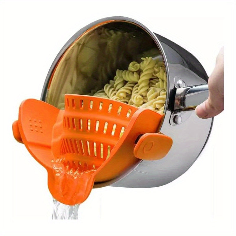 Silicone Clip-On Strainer Colander