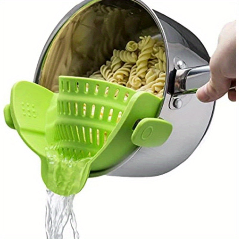 Silicone Clip-On Strainer Colander