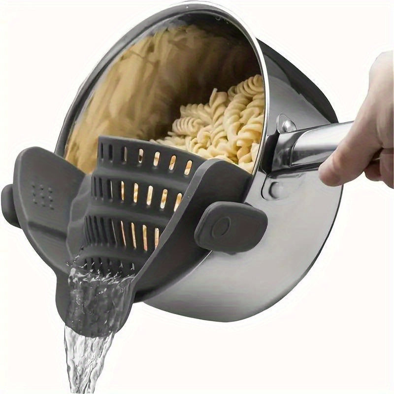 Silicone Clip-On Strainer Colander