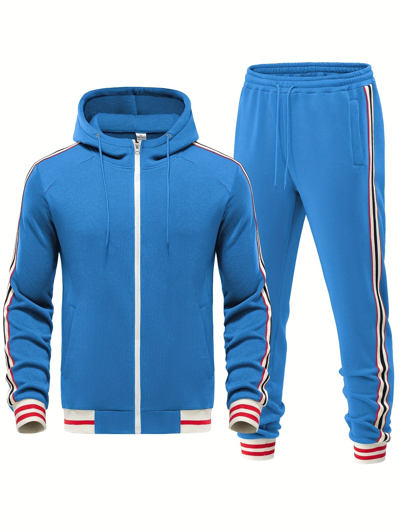 Men'S Sweatsuits 2pcs Set Casual Hoodie Outfit