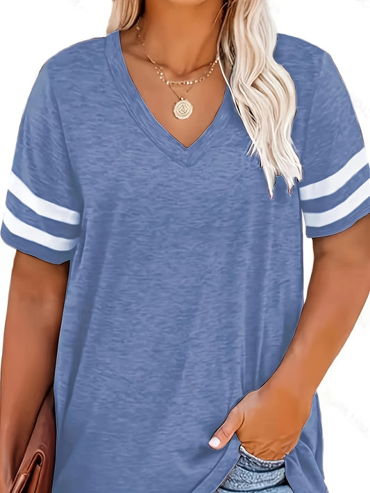 Women's Casual Short Sleeve Tee with Slight Stretch for Comfortable Fit