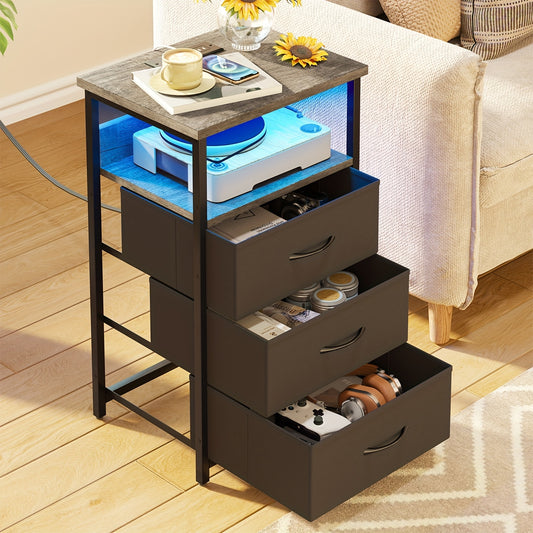 SUPERLELE Night Smart Stand Table With Charging Station
