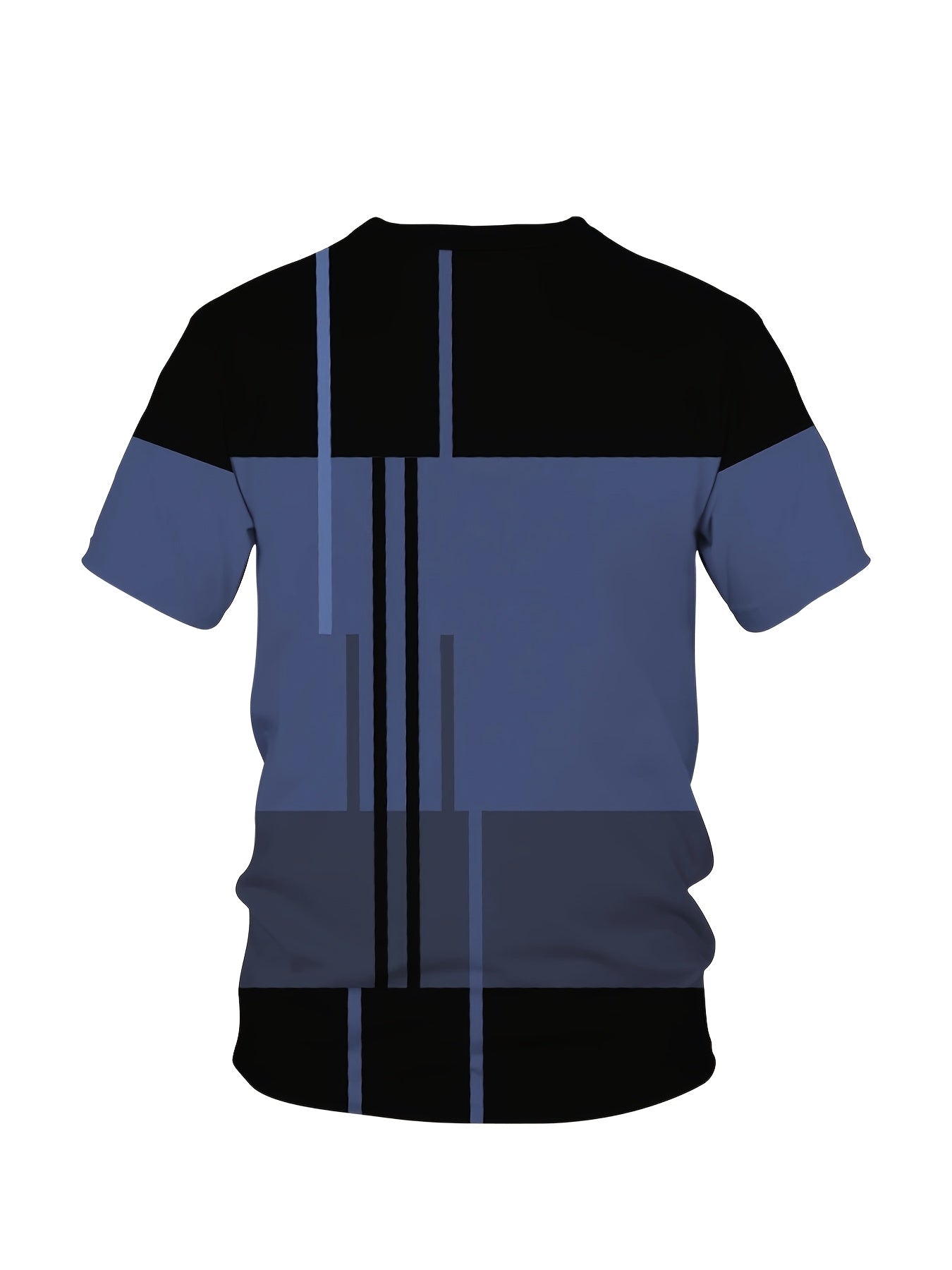 Men's Fashion Casual Plaid Print Short Sleeve Two Piece Set