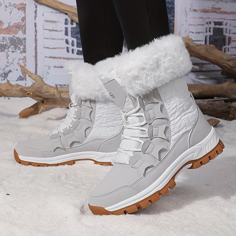 Women's Winter Fashion Mid-Calf Snow Boots