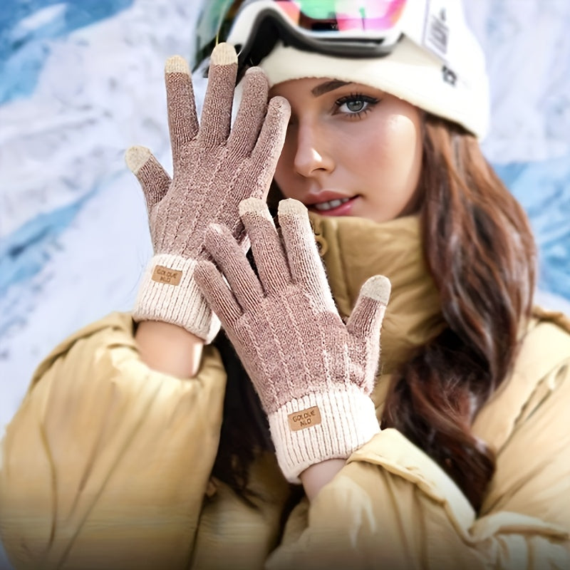 Touchscreen-Compatible Winter Gloves