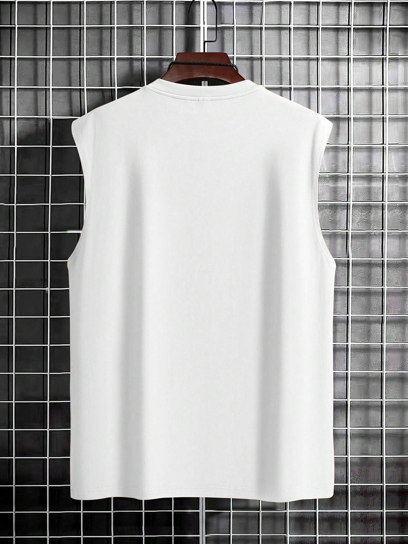 Men'S Vest Printed Casual Summer Sleeveless T-Shirt Top