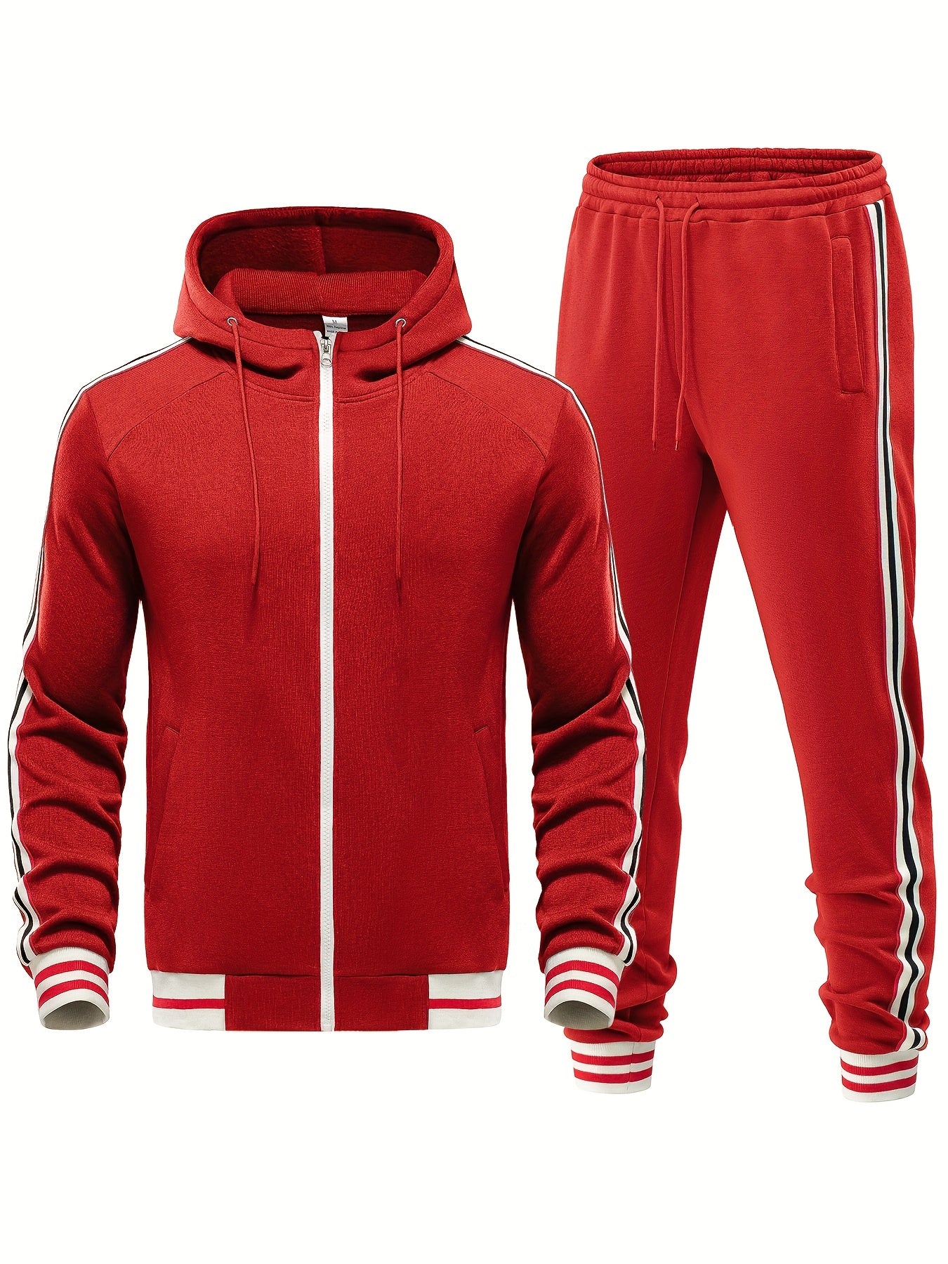 Men'S Sweatsuits 2pcs Set Casual Hoodie Outfit