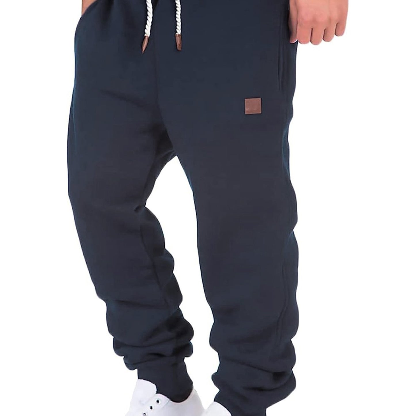 Elastic Waist Men Athletic Pants