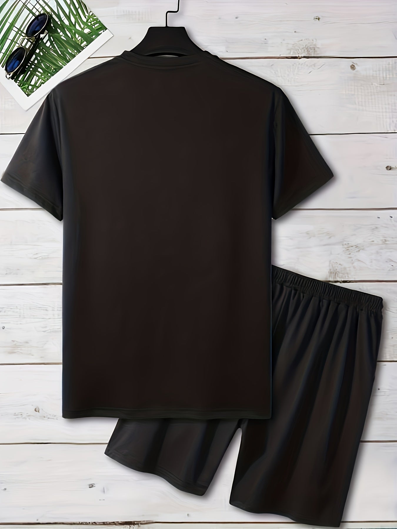 Senhan Selection Men'S Two-Piece Suit Casual T-Shirt and Shorts