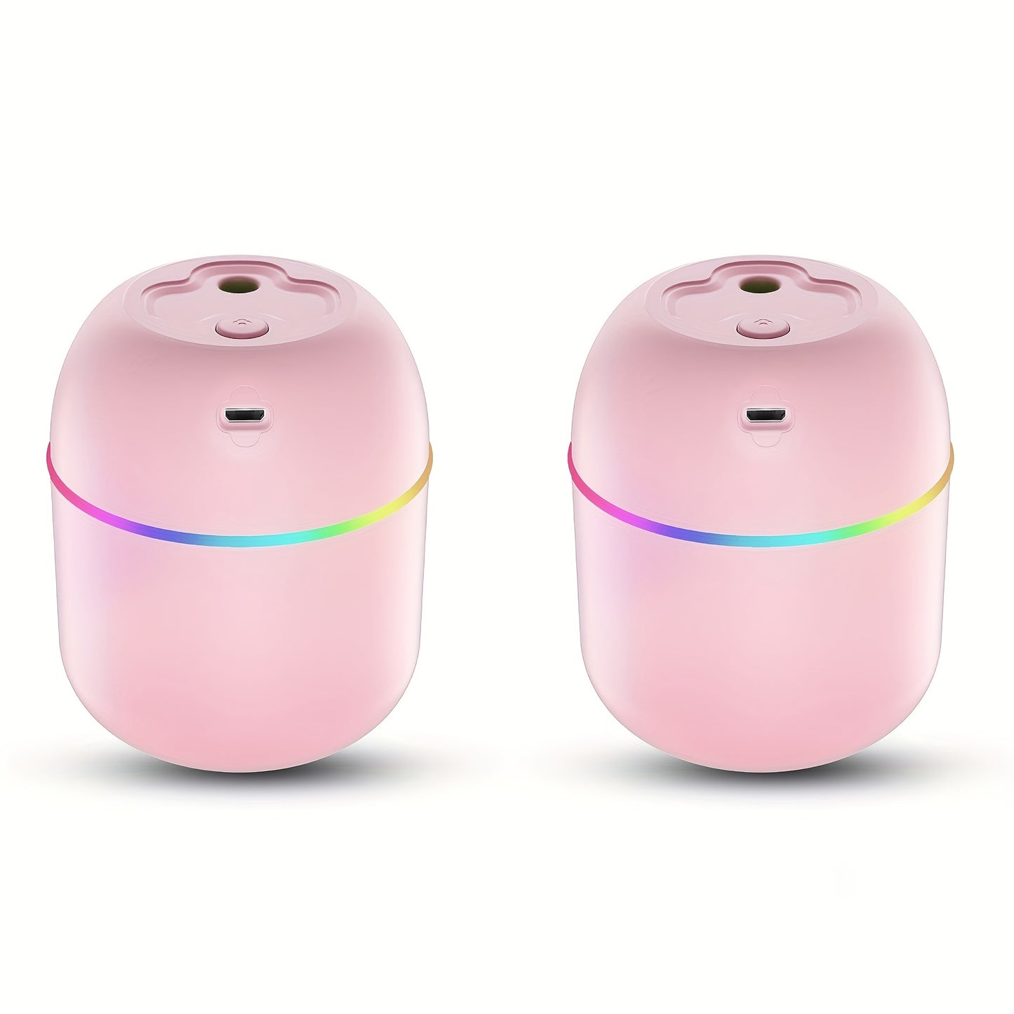 USB-Powered Aromatherapy Diffuser & Humidifier with Cool Mist, Night Light, and 7-Color Options - Ultra-Quiet Operation, Essential Oil Compatible, Perfect for Home, Office, and Bedroom Air Freshening, Aroma Diffuser