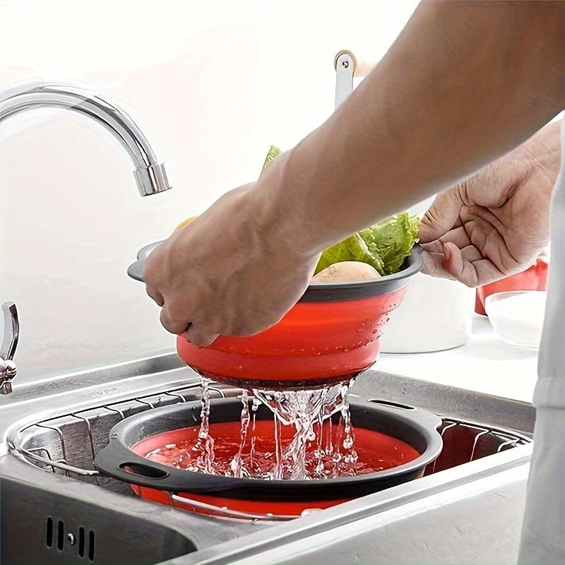 Collapsible Colander Set of 2 Silicone