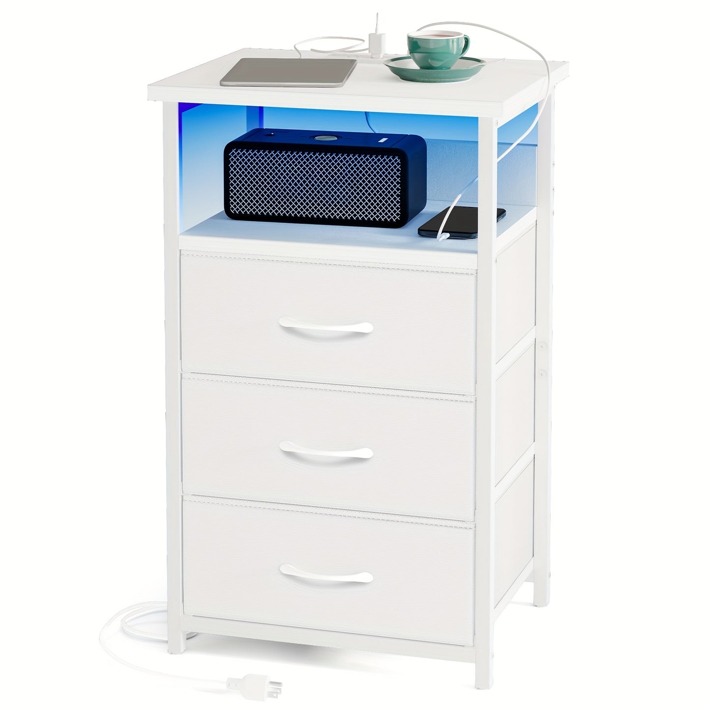 SUPERLELE Night Smart Stand Table With Charging Station