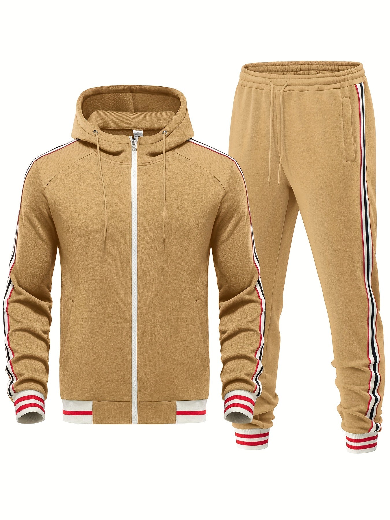 Men'S Sweatsuits 2pcs Set Casual Hoodie Outfit