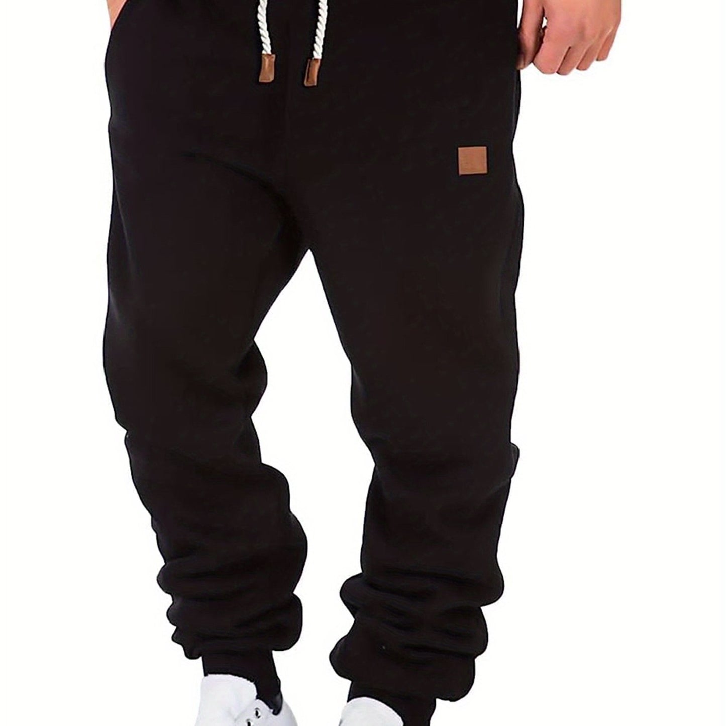 Elastic Waist Men Athletic Pants