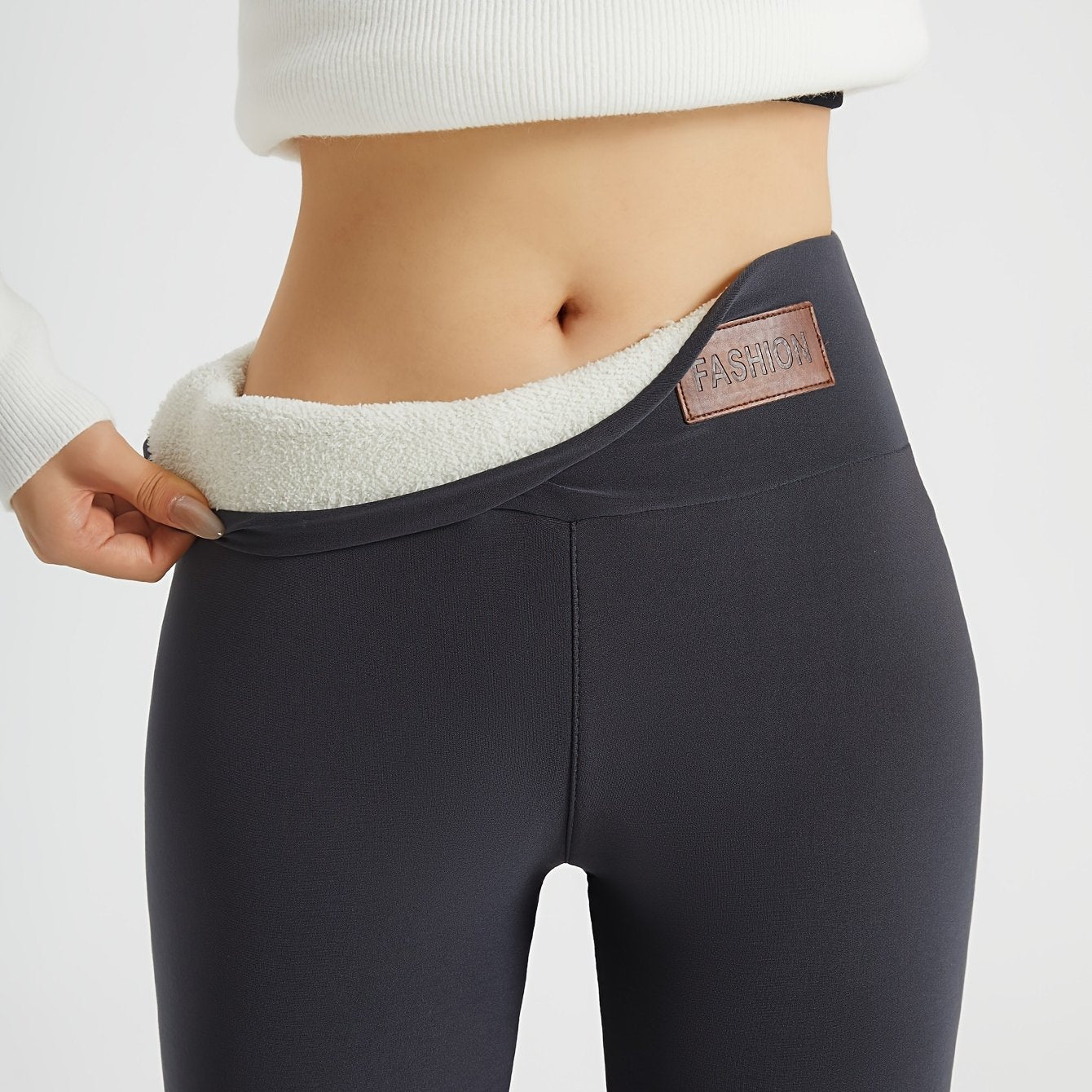 Ultra-Soft Plush-Lined High Waist Leggings