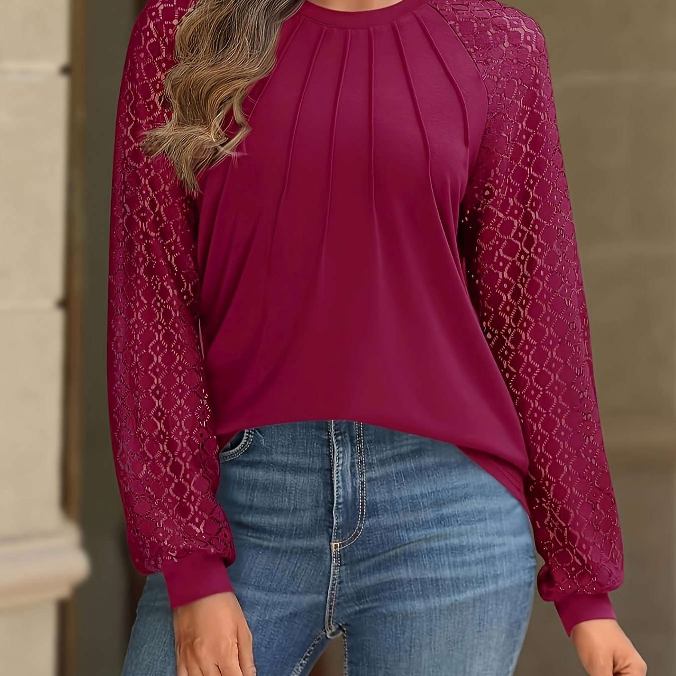 Women's Plus Size Casual Blouse -