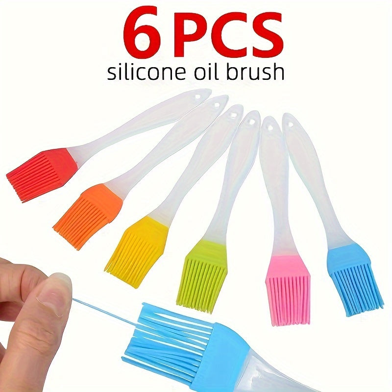 6pcs, Multipurpose Silicone Brush