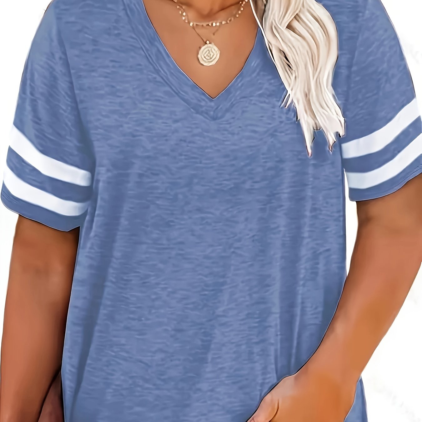 Women's Casual Short Sleeve Tee with Slight Stretch for Comfortable Fit