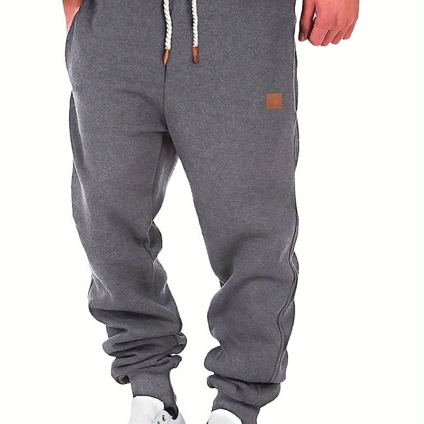 Elastic Waist Men Athletic Pants