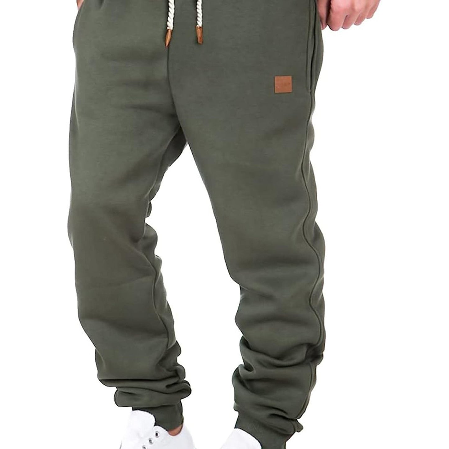 Elastic Waist Men Athletic Pants